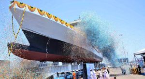 Indian-Navy-Launches-Fourth-Anti-Submarine-Warfare-Craft-Amini