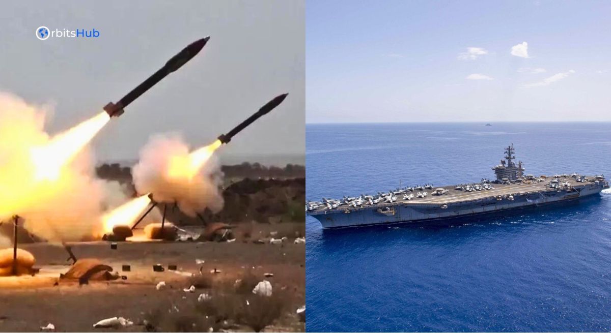 Houthi Attack: Houthis Missile Attack on US Aircraft Carrier - Orbitshub