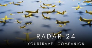 Yellow airplane icons with _RADAR 24 Your Travel Companion