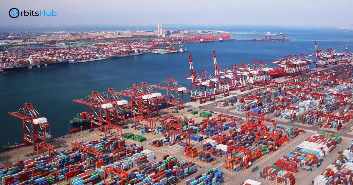 qingdao-port- china-a-maritime -hub-on-the-yellow -sea-coast